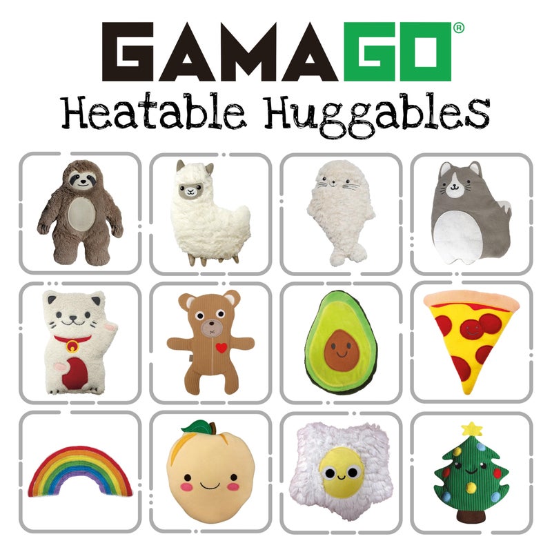 GAMAGO Rainbow Heating Pad & Pillow Huggable- Microwavable Heat Pad for Cramps, Aches & Anxiety Relief - Cute Heat Pack Stuffed with Eco-Friendly Buckwheat & Dried Lavender - 12" - Image 5